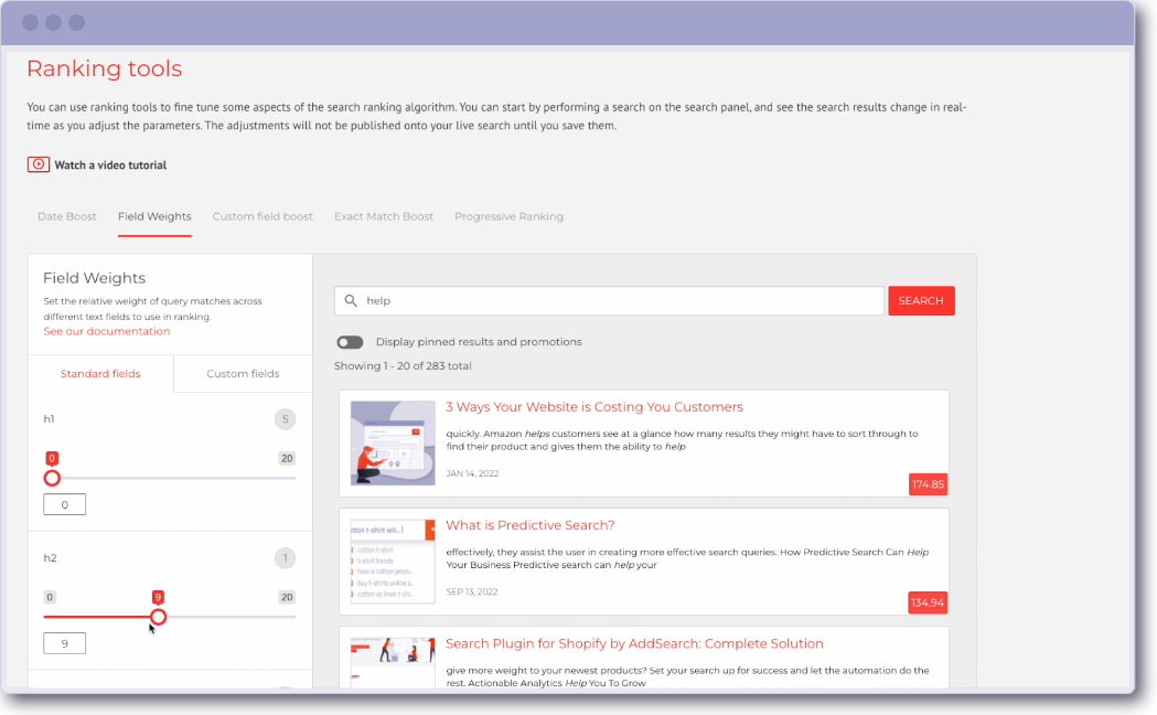AddSearch Site Search offer