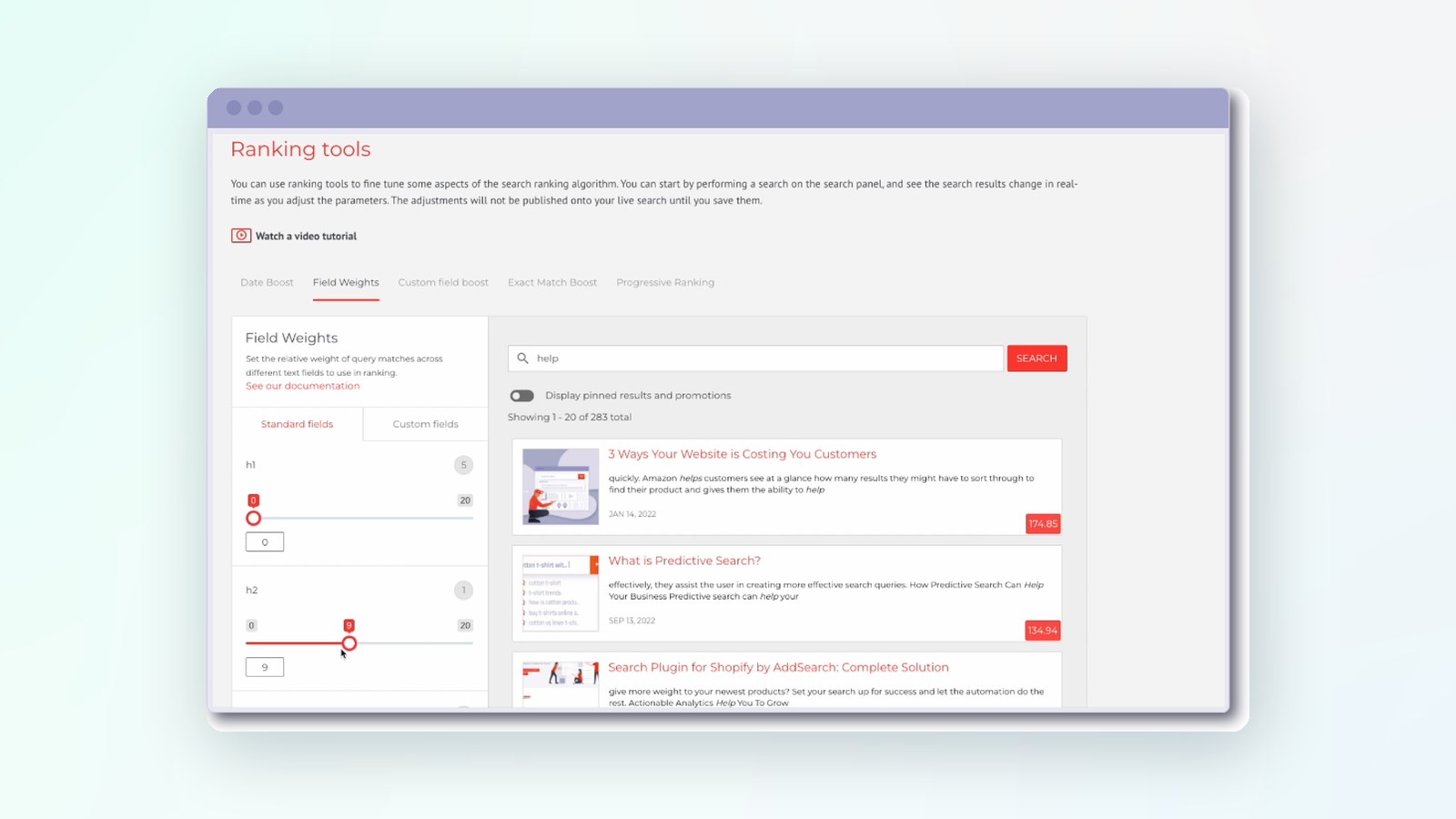 AddSearch Site Search offer